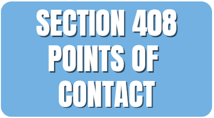 Section 408 Points of Contact